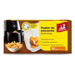 JAN NIEZBĘDNY PAPIER DO PIECZENIA AIRFRYER 25SZT
