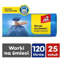 JAN NIEZBĘDNY WORKI LD NIEBIESKIE 120L 25SZT