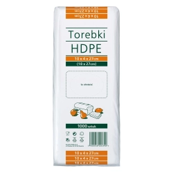 HDPE TOREBKI SPOŻYWCZE 10X4X27 A1000
