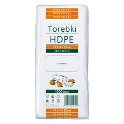 HDPE TOREBKI SPOŻYWCZE 14X4X32 A1000