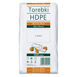 HDPE TOREBKI SPOŻYWCZE 18X4X35 A1000