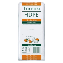 HDPE TOREBKI SPOŻYWCZE 18X4X42 A1000