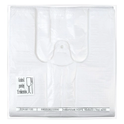 HDPE REKLAMÓWKI MAŁE 16X6X33 1KG 15
