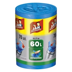 JAN NIEZBĘDNY WORKI HD EASY-PACK XXL 60L 70SZT