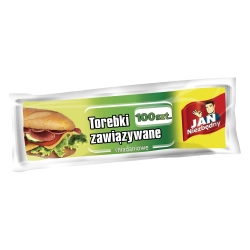 JAN NIEZBĘDNY TOREBKI ŚNIADANIOWE ZAWIĄZ. 100SZT