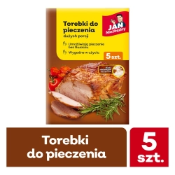 JAN NIEZBĘDNY TOREBKI DO PIECZENIA DUŻE PORC 5SZT