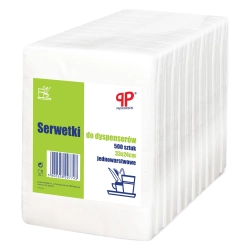 GAST SERWETKI BIAŁE DO DYSPENS. 500SZT