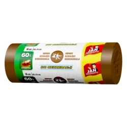JAN NIEZBĘDNY WORKI HD EP SEGREG. BRĄZ 60L 16SZT