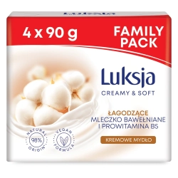 LUK MYDŁO W KOSTCE 90GR X4 COTTON