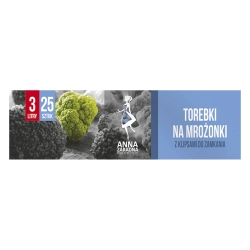 AZ TOREBKI NA MROŻONKI 3L 25SZT Z KLIPS.