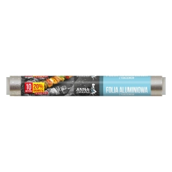 AZ FOLIA ALU Z TŁOCZ 10M 20% GRUB ROLKA