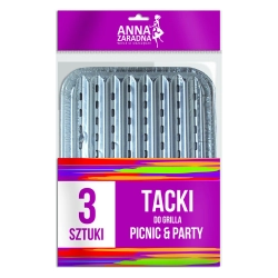 AZ TACKI ALU DO GRILLA 3SZT PROST MAŁE
