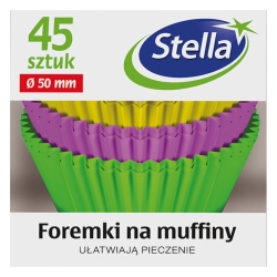 ST FOREMKI PAP. MUFFINY KOLOR.BOX 45SZT