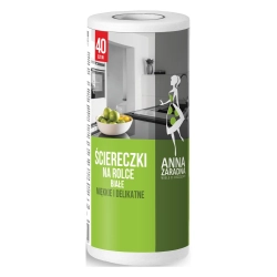AZ ŚCIERECZKI NA ROLCE BIAŁE 40SZT
