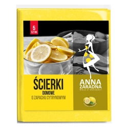 AZ ŚCIERKI DOMOWE O ZAPACH.CYTRYN. 5SZT