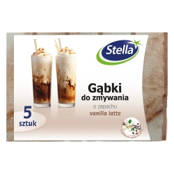 ST GĄBKI DO ZMYWANIA O ZAP.VANIL L. 5SZT