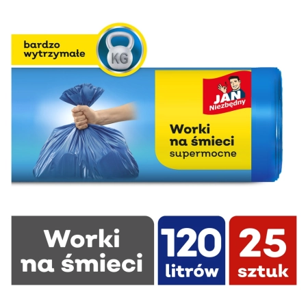 JAN NIEZBĘDNY WORKI LD NIEBIESKIE 120L 25SZT