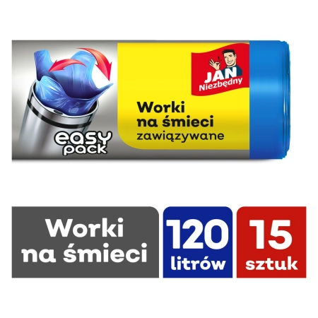 JAN NIEZBĘDNY WORKI HD EASY-PACK NIEB 120L 15SZT