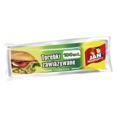 JAN NIEZBĘDNY TOREBKI ŚNIADANIOWE ZAWIĄZ. 100SZT