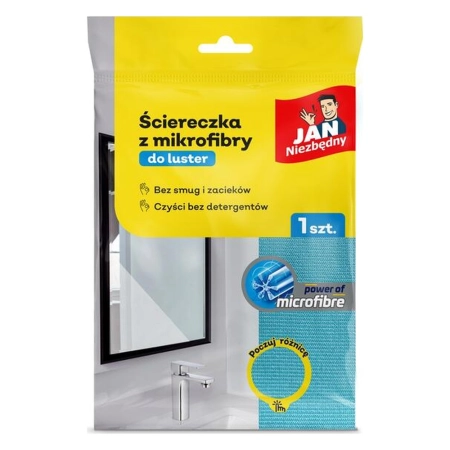 JAN NIEZBĘDNY ŚCIERECZKA Z MIKROFIBRY DO LUSTER