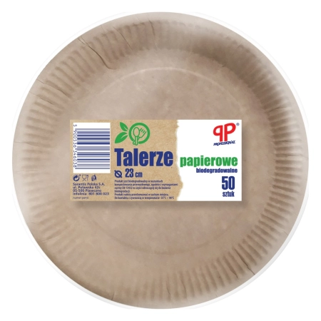 GAST TALERZE PAPIEROWE OKRĄGŁE EKO 50SZT