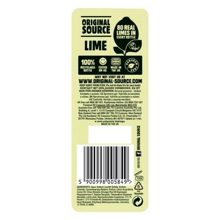 OS ŻEL POD PRYSZNIC 500ML LIME