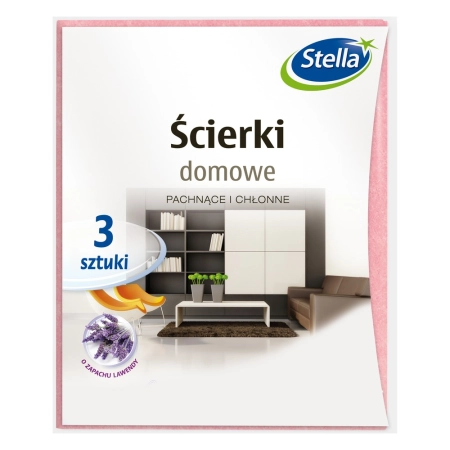 ST ŚCIERKI DOMOWE O ZAPACHU LAWENDY 3SZT