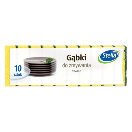 ST GĄBKI DO ZMYWANIA 10SZT