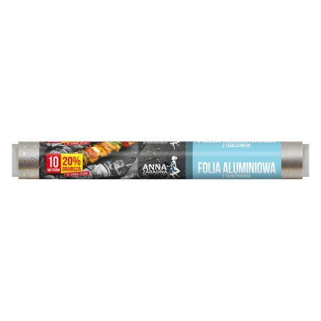 AZ FOLIA ALU Z TŁOCZ 10M 20% GRUB ROLKA