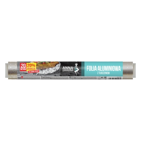 AZ FOLIA ALU Z TŁOCZ 20M 20% GRUB ROLKA