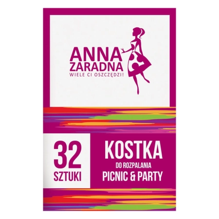AZ KOSTKI DO ROZPALANIA BIAŁE 32SZT