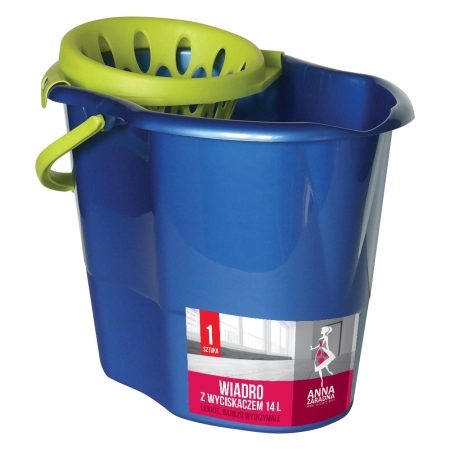 AZ WIADRO DO MOPA PREMIUM Z WYCISK. 14L