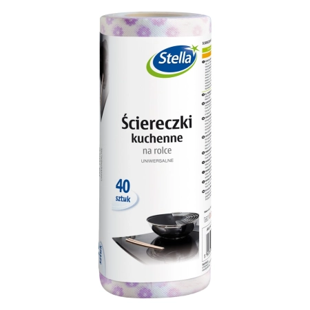 ST ŚCIERECZKI UNIWERSALNE NA ROLCE 40SZT