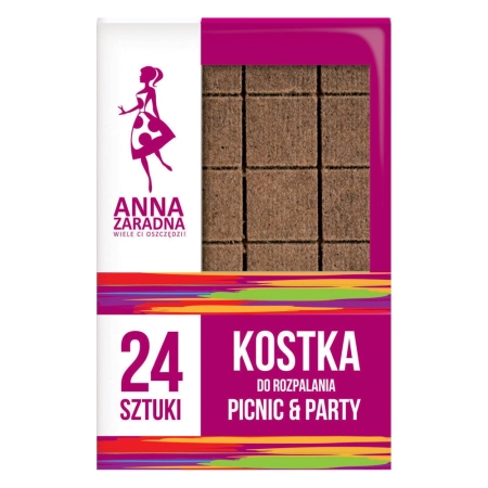 AZ KOSTKI DO ROZPALANIA BRĄZOWE 24SZT