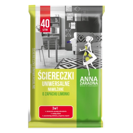 AZ ŚCIERECZKI NAWILŻ.UNIWERS.LIMONKA 40S