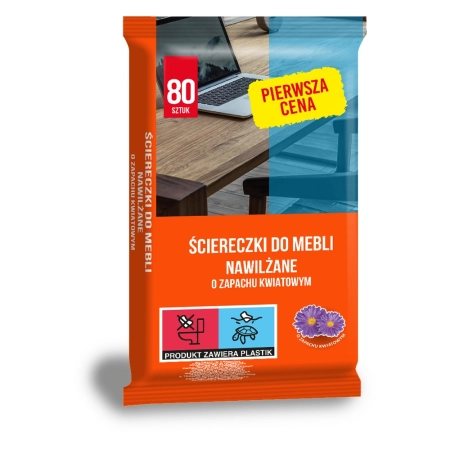 PC ŚCIERECZKI NAWILŻ.DO MEBLI KWIAT.80SZ
