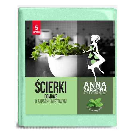 AZ ŚCIERKI DOMOWE O ZAPACH.MIĘTOWYM 5SZT