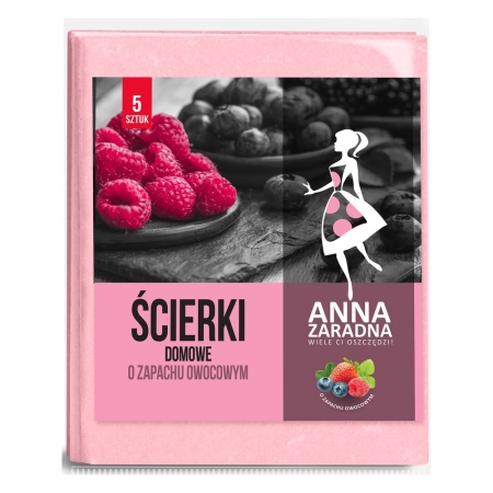 AZ ŚCIERKI DOMOWE O ZAPACH.OWOCOWYM 5SZT