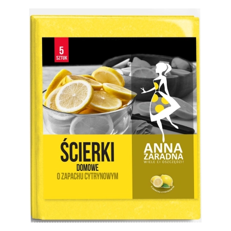 AZ ŚCIERKI DOMOWE O ZAPACH.CYTRYN. 5SZT