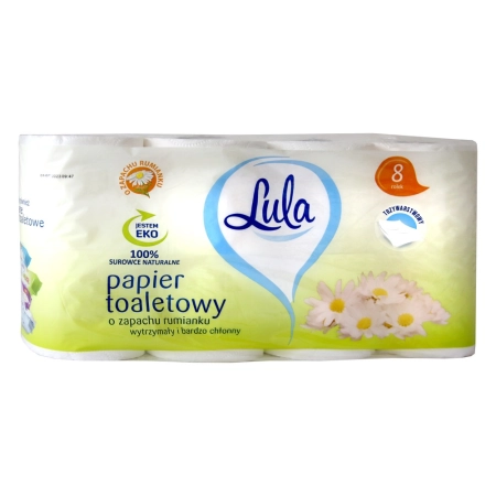 LUL PAPIER TOALETOWY RUMIANEK 8 ROLEK